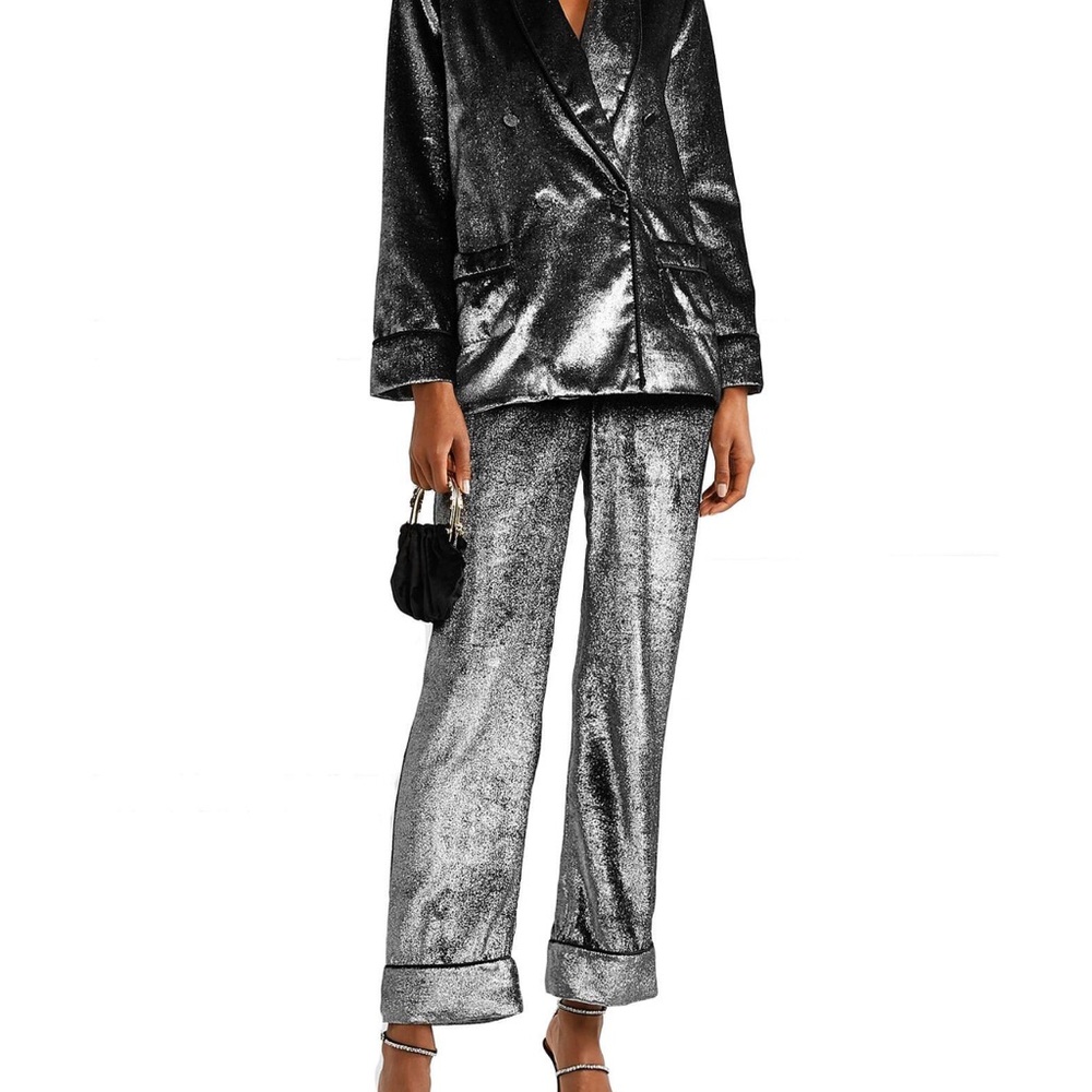 Glamorous Metallic Women's Suit